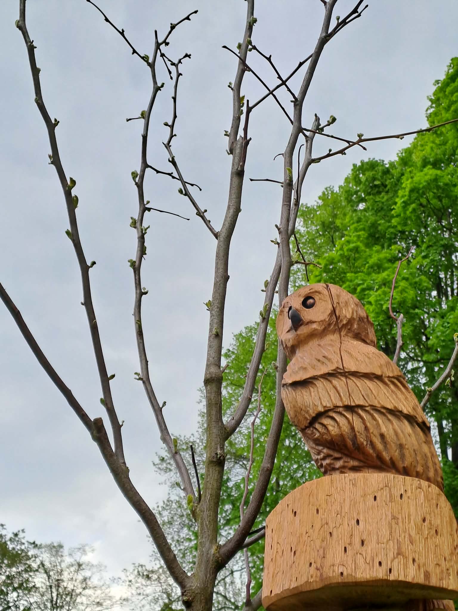Detajl lesene skulpture